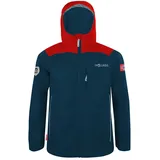 Trollkids Bergen Jacke - Bright Red / Mystic Blue - 104