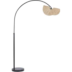 Stehlampe Papiergeflecht naturfarben 189 cm Glühbirnen-Optik HERRON