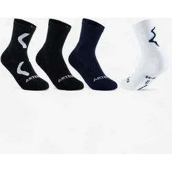 Kinder Tennissocken High 4er-Pack - RS 300 weiss/marineblau 35/38