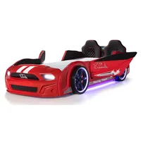 Autobett Must Rider 500 mit Türen in Rot