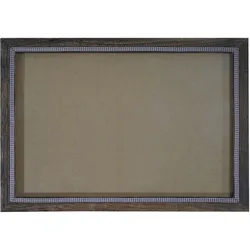 Mendler Bilderrahmen T248, Fotorahmen Holzrahmen Wand-Rahmen, 36x51cm Shabby-Look Landhaus ~ braun