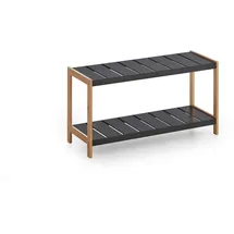 VCM Schuhregal 70 x 36 x 26 cm schwarz / schwarz
