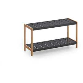 VCM Schuhregal 70 x 36 x 26 cm schwarz / schwarz