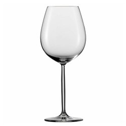 SCHOTT-ZWIESEL Gläser-Set Diva Rotweinglas 1 2er Set, Glas weiß