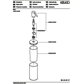 Keuco Plan Seifenspender 250 ml Verchromt