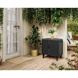 KETER Aufbewahrungsschrank 113 L 62,3×47×62,4 cm Grau