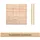 BM Massivholz Zaun 180 x 180 cm beige Massivholz 1 St.