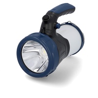 CARTREND Handscheinwerfer LED 350 Lumen, mit Akku, Handlampe 2 Helligkeitsstufen USB-Ladung für Camping