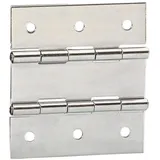 Adam Hall - Doppelscharnier, 1,5mm Stahl, verzinkt,