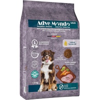 Adve® Mondo Adult Dog: Trockenfutter für ausgewachsene Hunde Aller Rassen – getreidefrei – glutenfrei – Geflügel mit Gemüse – Sensible Verdauung (1 x 3 kg)