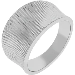 Fingerring VIVANCE "925/- Sterling Silber rhodiniert" Gr. 58, weiß, Fingerringe, Damen, 058 (18,5), Silber 925 (Sterlingsilber)