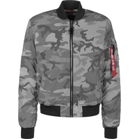 Alpha Industries MA-1 VF 59 Reflective Camo Jacke, schwarz-mehrfarbig, Größe M