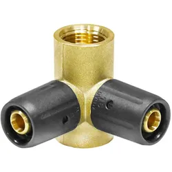 Steckfitting, Pipetec, Wandwinkel V-Form mit IG, DVGW-Zulassung (Ausführung: 16 - 1/2''IG - 16)