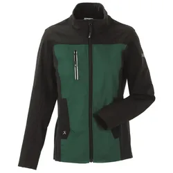 Damen Stretch-Hybridjacke "Norit" - 46 - grün/schwarz