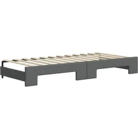 vidaXL Tagesbett 90 x 200 cm Dunkelgrau