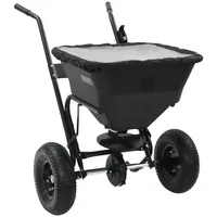 VidaXL Handstreuwagen Salzstreuer PVC und Stahl 106x73x76 cm 45