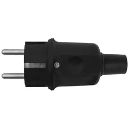 KALTHOFF Gummi-Stecker mit Gummieinsatz sw Industrie