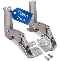 Vioks Kühlschranktür Scharnier-Set 00481147 silberfarben