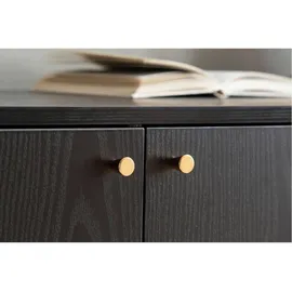 Wohnling Sideboard 140 x 75 x 40 cm Schwarz