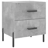 vidaXL Nachttisch Betongrau 40x35x47,5 cm Holzwerkstoff