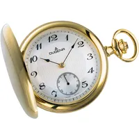 Taschenuhr DUGENA "Savonette Handaufzug, 4460501-1" Taschenuhren goldfarben Damen Taschenuhren