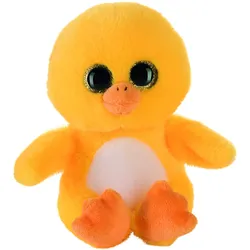 Bauer - Blickfänger Glitzer Plüschtier - Ente (gelb, 15cm)