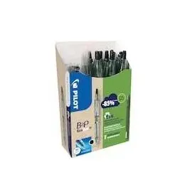 Pilot Pen Kugelschreiber Transparent/Schwarz 0,34 mm 10 St.