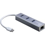 Inter-Tech Argus IT-410-S silber, RJ-45, USB-C 3.0 [Stecker] (88885472)