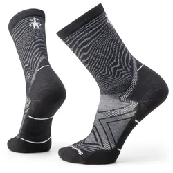 smartwool Crew Laufsocken der Athleten-Edition - black-white - M