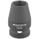 MATADOR Schraubwerkzeuge MAT 7475 0210 - Kraft-Steckschlüsseleinsatz, 21 mm,