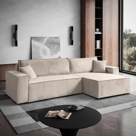 P & B Ecksofa Carlos XL ca. 143x277 cm Beige