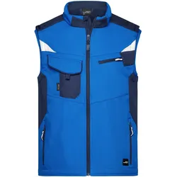 Softshellweste "JN845" - S - royal/navy
