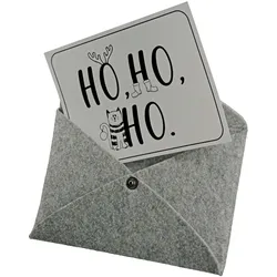 Geschenkkuvert Tannenbaummotiv Filz