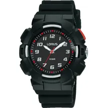 Lorus R2347NX9 38mm Armbanduhr Schwarz Digital/Sportarmband Schwarz