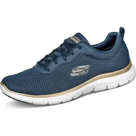 SKECHERS Flex Appeal 4.0 - Brilliant View navy/gold 41