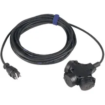 SIROX 345.510 Strom Verlängerungskabel 16A Schwarz 10.00 m H07RN-F 3G 1,5mm2