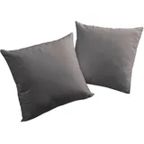 Wirth Kissenbezug Newbury 50 x 50 cm Grau