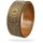 Matchu Sports MATCHU - Yoga Rad - Yoga Rad - Yoga - 33x13 CM - rutschfest - belastbar bis 150 KG - (Kork - Braun)