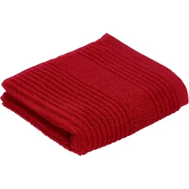 VOSSEN Tomorrow Waschhandschuh 22 x 16 cm Purpur