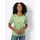 Classic Basics Sieh an! Kurzarm-Shirt in reseda-weiß-bedruckt | Gr.: 48