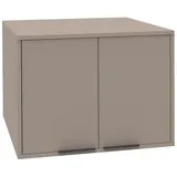 Fackelmann Waschmaschinen Aufsatzschrank 65 x 48 x 65,1 cm Grau