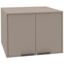 Fackelmann Waschmaschinen Aufsatzschrank 65 x 48 x 65,1 cm Grau