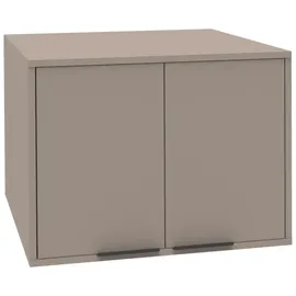Fackelmann Waschmaschinen Aufsatzschrank 65 x 48 x 65,1 cm Grau