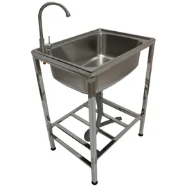 MonsterShop Edelstahl Camping Spüle