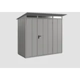 Hörmann Ecostar Gerätehaus Elegant-P 2,38 x 1,08 m Grau