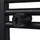 Heizkörper Handtuchheizkörper Warmwasser Gebogen 500 x 764 mm schwarz