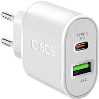 SBS Netzteil - 1x USB-C) PD 20W, weiß