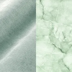 Muster Soft-Canvas Jadegrün