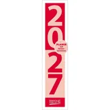 Korsch Verlag Streifenplaner Compact Rot 2027 Verlag Korsch | Kalender | Spiralbindung 13 S.