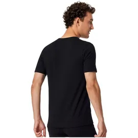 SCHIESSER Herren T-Shirt 4er Pack - Serie "95/5", Rundhals, S-XXL, Schwarz/Weiß S